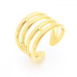 Stainless Steel Gold-plating Ring - KR103119-LK