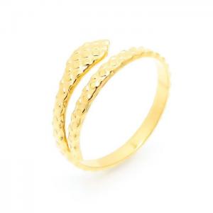 Stainless Steel Gold-plating Ring - KR103124-LK