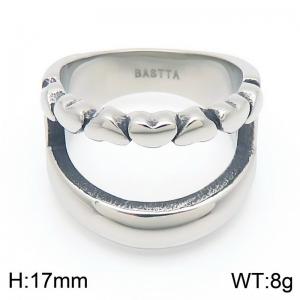 Stainless Steel Special Ring - KR103364-K