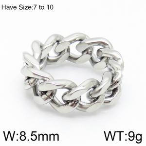 Stainless Steel Special Ring - KR103819-YX