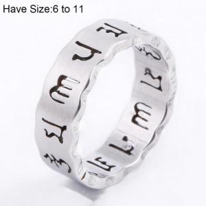 Stainless Steel Special Ring - KR103917-WGQZ