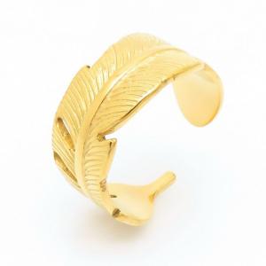 Stainless Steel Gold-plating Ring - KR103947-LK