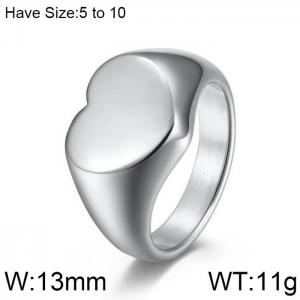Stainless Steel Special Ring - KR104038-WGQF