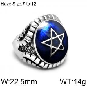 Stainless Steel Special Ring - KR104041-WGSJ