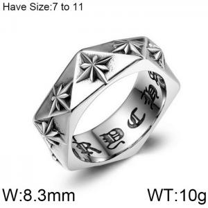 Stainless Steel Special Ring - KR104046-WGSJ