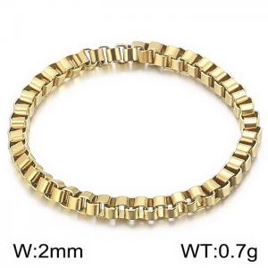 Stainless Steel Gold-plating Ring - KR104076-Z