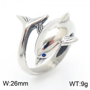 Stainless Steel Special Ring - KR104181-BDJX