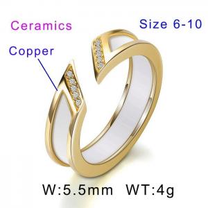 Stainless steel with Ceramic Ring - KR104987-WGZJ
