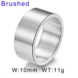 Stainless Steel Special Ring - KR105112-WGQF