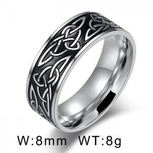 Stainless Steel Special Ring - KR105118-WGQF