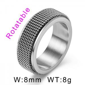 Stainless Steel Special Ring - KR105145-WGQF