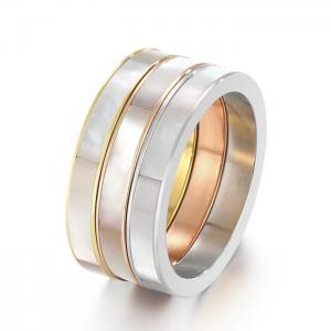 Stainless steel shell Ring - KR105208-K