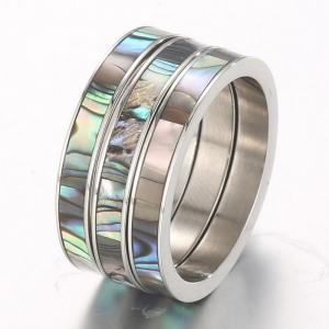Stainless steel shell Ring - KR105209-K