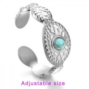 Stainless Steel Special Ring - KR105867-WGJZ