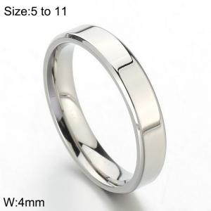 Stainless Steel Special Ring - KR105990-WGFL
