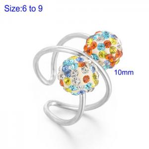 Stainless Steel Special Ring - KR106010-Z