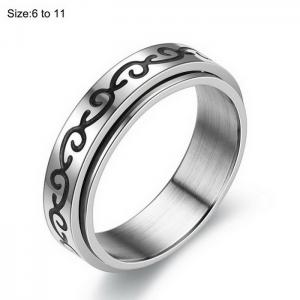 Stainless Steel Special Ring - KR106099-WGDC