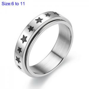 Stainless Steel Special Ring - KR107669-WGDC
