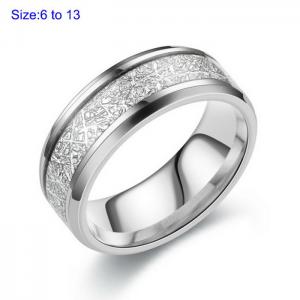 Stainless Steel Special Ring - KR107678-WGDC