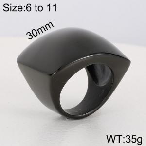 Stainless steel ring - KR108573-KJX