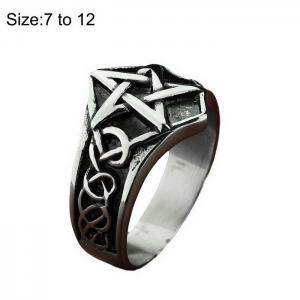 Stainless Steel Special Ring - KR1087776-WGLN