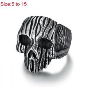 Stainless Skull Ring - KR1087785-WGME