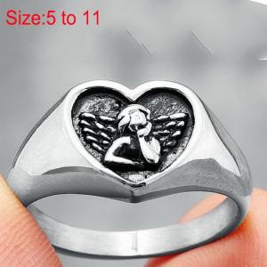 Stainless Steel Special Ring - KR1087787-WGME