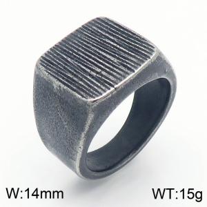 Stainless Steel Special Ring - KR110049-GC