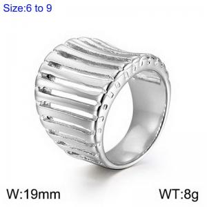 Stainless Steel Special Ring - KR110093-LK
