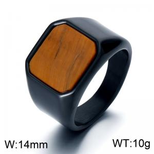 Stainless Steel Stone&Crystal Ring - KR110128-MZOZ
