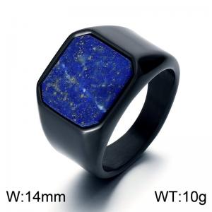 Stainless Steel Stone&Crystal Ring - KR110130-MZOZ