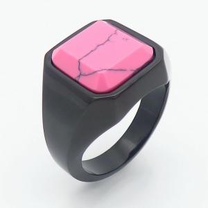 Stainless Steel Stone&Crystal Ring - KR110245-TZN