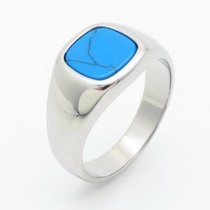 Stainless Steel Stone&Crystal Ring - KR110259-TZN