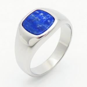 Stainless Steel Stone&Crystal Ring - KR110262-TZN