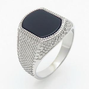 Stainless Steel Stone&Crystal Ring - KR110271-TZN