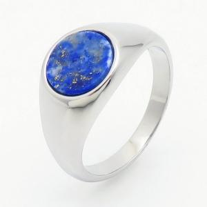 Stainless Steel Stone&Crystal Ring - KR110279-TZN