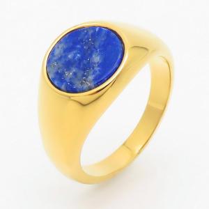 Stainless Steel Stone&Crystal Ring - KR110280-TZN