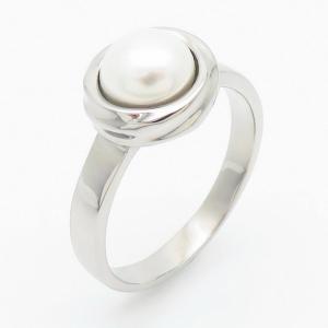 Stainless Steel Stone&Crystal Ring - KR110312-TZN