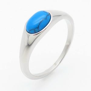 Stainless Steel Stone&Crystal Ring - KR110323-TZN