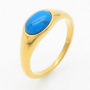 Stainless Steel Stone&Crystal Ring - KR110324-TZN