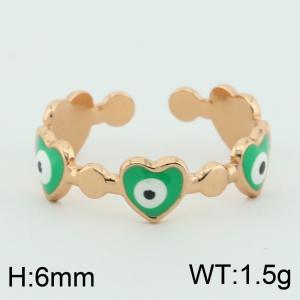 Stainless Steel Rose Gold-plating Ring - KR111423-AQ