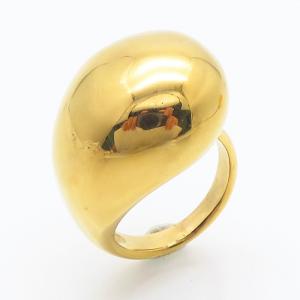 Stainless Steel Gold-plating Ring - KR111861-LK