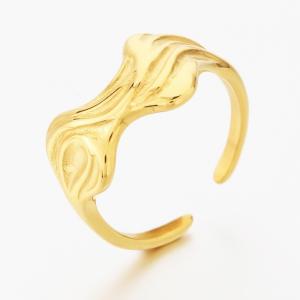 Stainless Steel Gold-plating Ring - KR112251-TOM