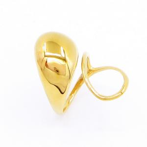 Stainless Steel Gold-plating Ring - KR112812-LK