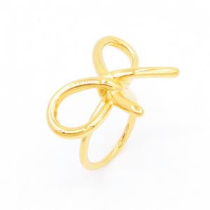 Stainless Steel Gold-plating Ring - KR112813-LK