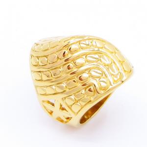 Stainless Steel Gold-plating Ring - KR112820-LK