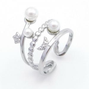 Stainless Steel Special Ring - KR113051-QY