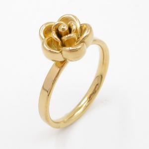Stainless Steel Gold-plating Ring - KR113188-SP