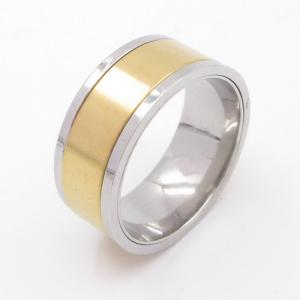 Stainless Steel Gold-plating Ring - KR113193-SP