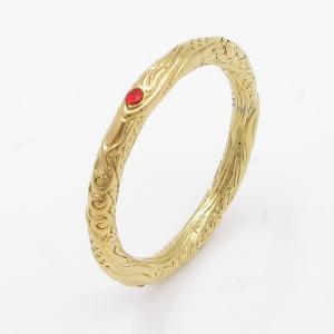 Stainless Steel Gold-plating Ring - KR113194-SP